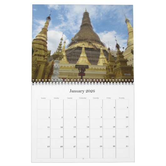 yangon myanmar kalender (Jan 2026)