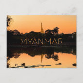 Yangon, Myanmar Reisansichtkaart Briefkaart (Voorkant)