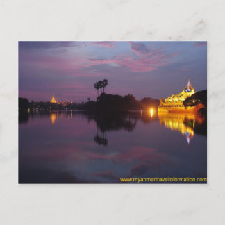 Yangon Royal Lake 1 Briefkaart