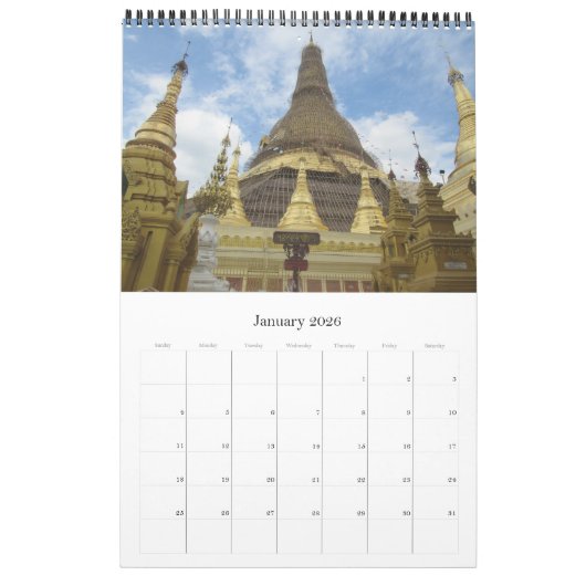 yangonreizen kalender (Jan 2026)