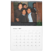 Yangrima Boarding School & Hostel 2016 Calendar Kalender (Jan 2027)