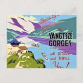 Yangtze Gorges China Briefkaart (Voorkant)