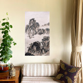 Yangtze in de herfst canvas afdruk