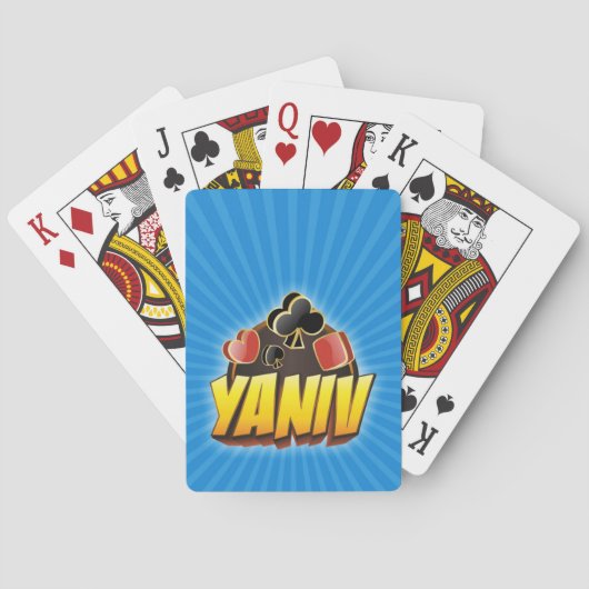 Yaniv-speelkaarten (v2) pokerkaarten (Achterkant)