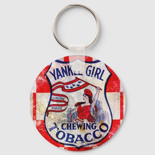 Yankee Girl Chewing Tobacco Sleutelhanger (Voorkant)