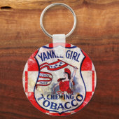 Yankee Girl Chewing Tobacco Sleutelhanger (Voorkant)