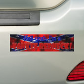 Yankee Rednek Bumpersticker (Op auto)
