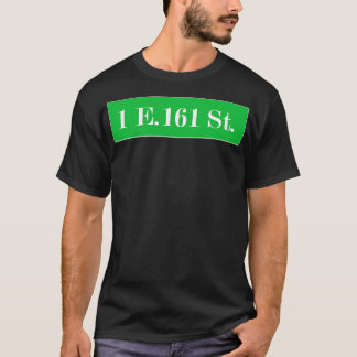 Yankee Stadium Street Sign Design T-shirt