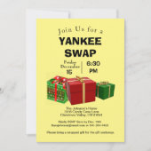 Yankee Swap Gift Exchange, Gift Background, ZPR Kaart (Voorkant)