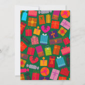 Yankee Swap Gift Exchange, Gift Background, ZPR Kaart (Achterkant)