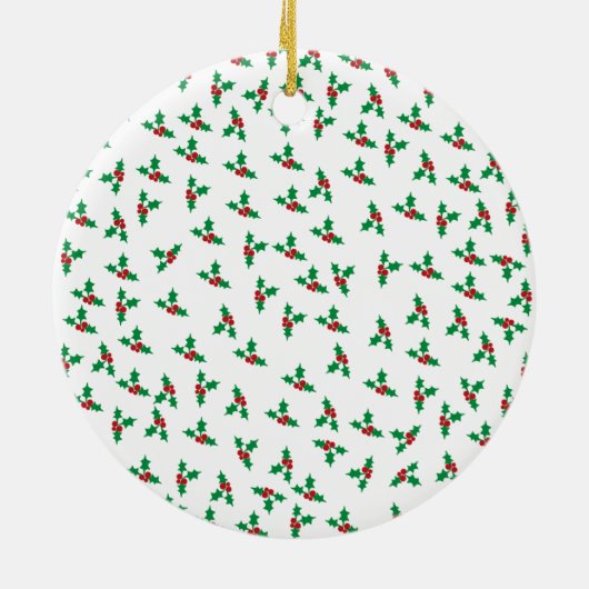 Yankee Swap Gift- Holly & Bessen Keramisch Ornament (Achterkant)