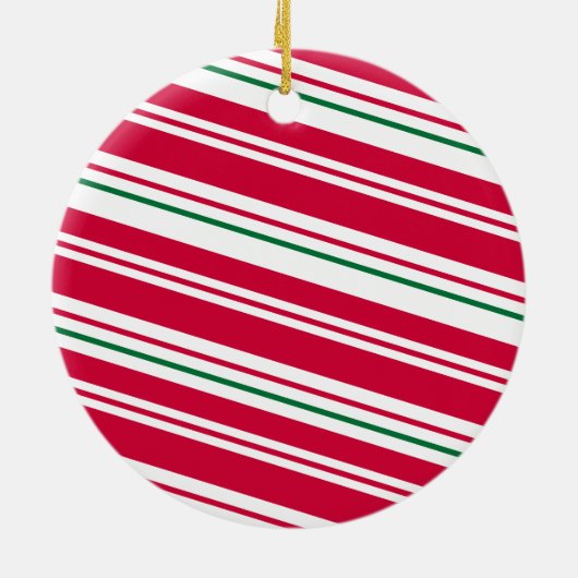 Yankee Swap Gift - Santa Hat Keramisch Ornament (Achterkant)