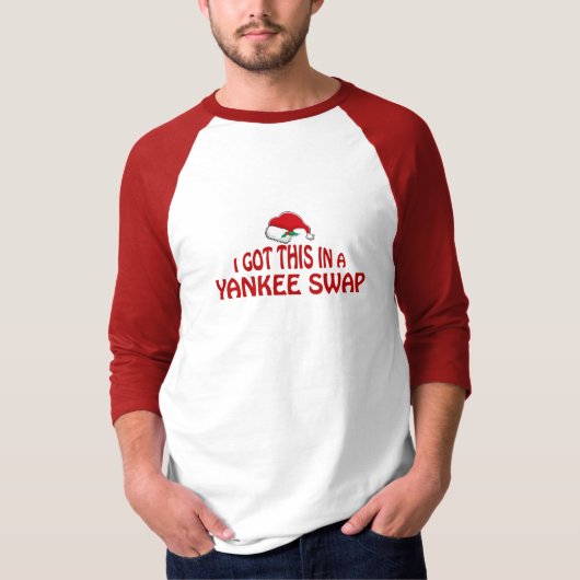 Yankee Swap Gift - Santa Hat T-shirt (Voorkant)