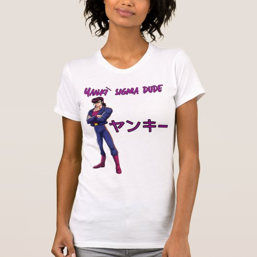 Yankī Sigma Dude  T-shirt (Voorkant)
