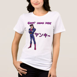 Yankī Sigma gast Tri-Blend Shirt