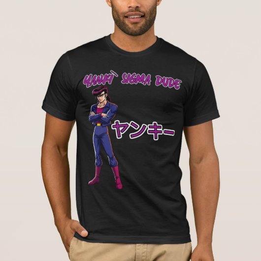 Yankī Sigma Kerel T-shirt (Voorkant)
