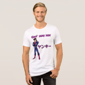 Yankī Sigma Kerel Tri-Blend Shirt (Voorkant volledig)