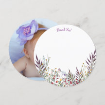 Yanna Ronde Foto Dank u kaart