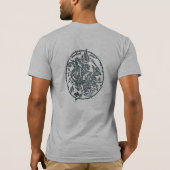 YANT BUDDHA ASIAN ART DESIGN T-SHIRT (Achterkant)