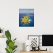 Yanuya-eiland, Mamanuca-eilanden, Fiji Poster (Thuiskantoor)