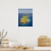Yanuya, Mamanuca-eilanden, Fiji Poster (Keuken)