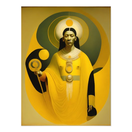 YAO de Oxum A Doçura e a Fertilidade da Umbanda Foto Afdruk (Voorkant)