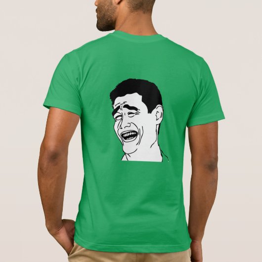 Yao Ming Grappig Gezicht Ontworpen T-shirt (Achterkant)
