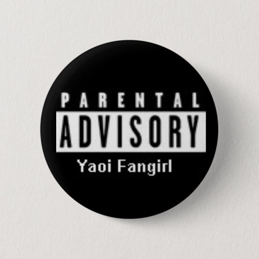 yaoi fangirl ronde button 5,7 cm (Voorkant)
