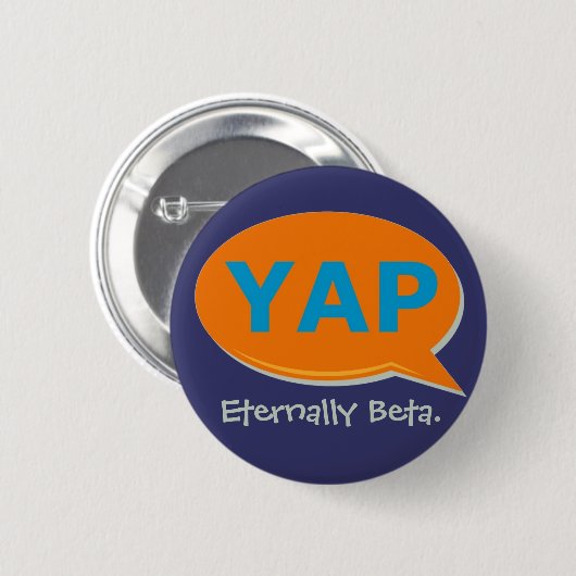 YAP Flair Ronde Button 5,7 Cm (Voorkant /achterkant)