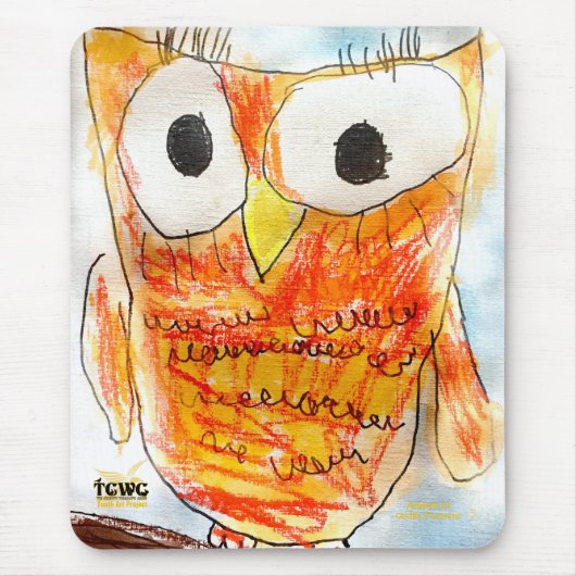 YAP | Ontwerper Owl | Jongerenkunstproject Muismat (Voorkant)