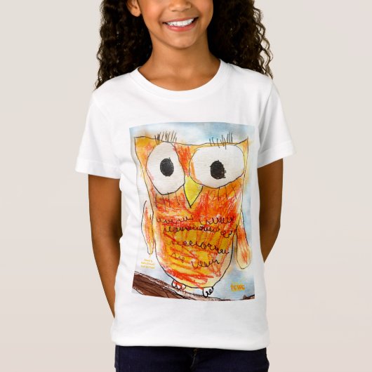YAP | Ontwerper Owl | Jongerenkunstproject T-shirt (Voorkant)