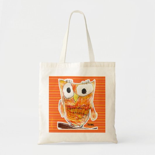 YAP | Ontwerper Owl | Jongerenkunstproject Tote Bag (Voorkant)