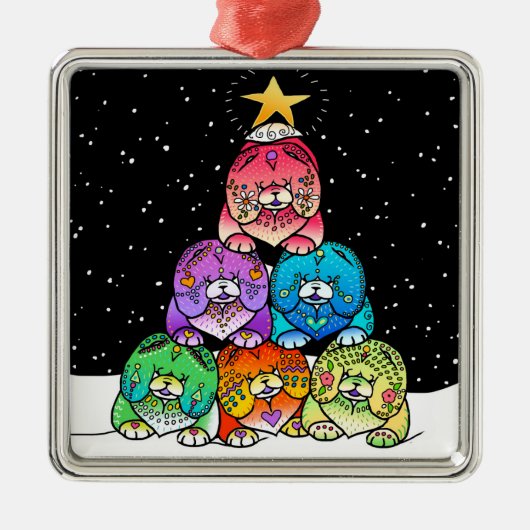 YAPPY CHOWLIDAYS 2016 ORNAMENT (Voorkant)