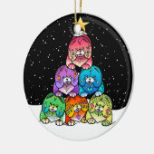 YAPPY CHOWLIDAYS Chow Porcelain Keramisch Ornament (Links)