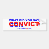 Yappy Clapback Bumpersticker (Voorkant)