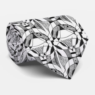 "Yappy Dogs" Abstract Design Stropdas