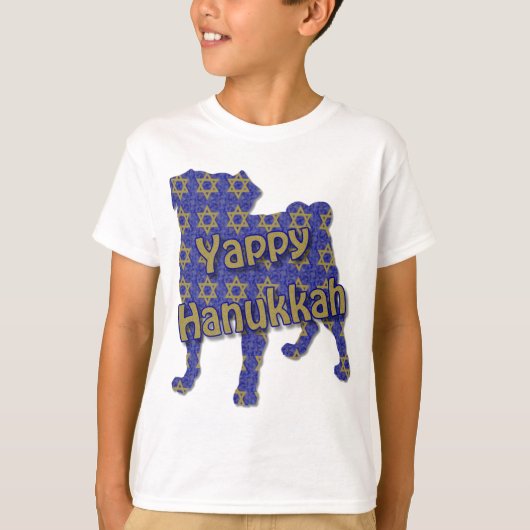 Yappy Hanukkah T-shirt (Voorkant)