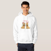 Yappy Holidays Golden Retriever Hoodie Golden Xmas (Voorkant volledig)