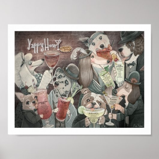 Yappy Hour Print (Voorkant)
