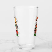 Yappy Howholidays - Schattigee Cartoon voor kersth Glas (Links)