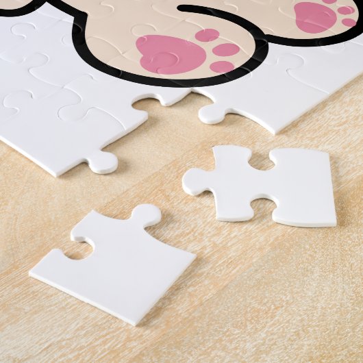 Yappy Howholidays - Schattigee Cartoon voor kersth Legpuzzel (Zijkant)