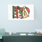 Yappy Howholidays - Schattigee Cartoon voor kersth Spandoek (Beurs)