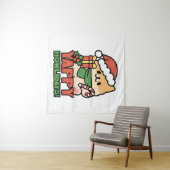 Yappy Howholidays - Schattigee Cartoon voor kersth Wandkleed (In Situ (horizontaal))