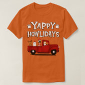 Yappy Howholidays Witte tekst 1 T-shirt (Design voorkant)