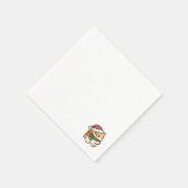 Yappy Howlidays - Mooie Kersthond Cartoon Servet (Hoek)