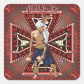 Yaqui Deer Dancer sticker (Voorkant)