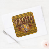 Yaqui Deer Skull Sticker ontwerp (Envelop)