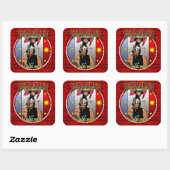 Yaqui deerdancer Yoeme sticker grote sticker (Vel)
