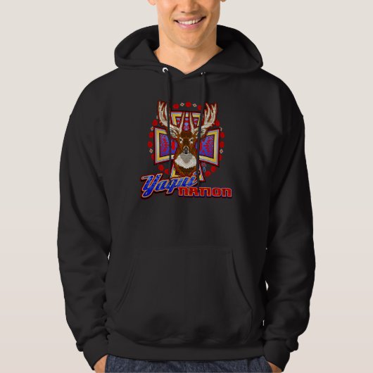 yaqui hert design natie hoody (Voorkant)
