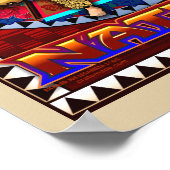 Yaqui Nation Deer Dancer art Print poster (Hoek)